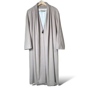 Elegant Pink Trench Coat with Shawl Collar